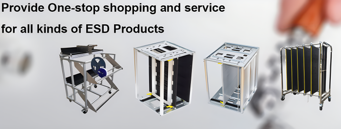 ESD magazine rack for smt line